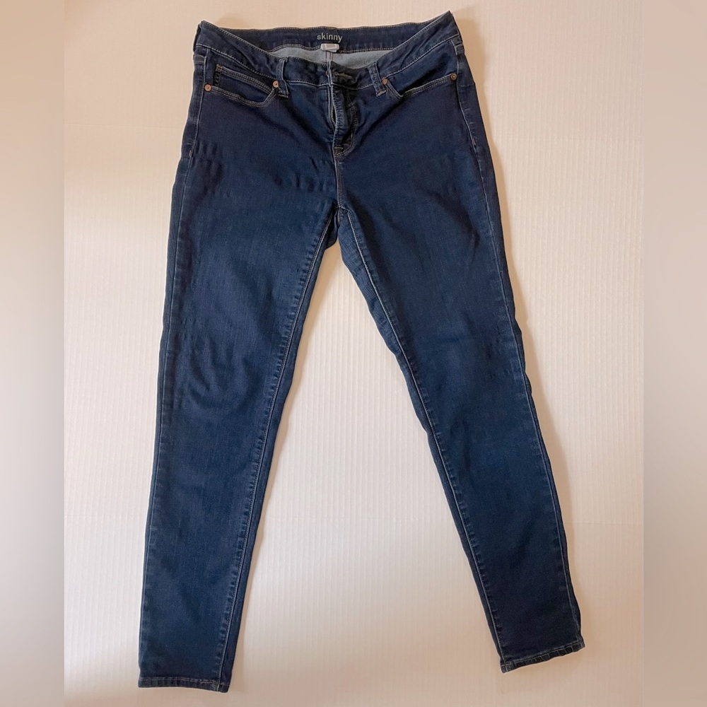 JCP skinny blue jeans. Size 8/29” waist
